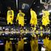 Michigan basketball takes the court for warm ups before their Sweet 16 match up against Kansas at Cowboys Stadium in Arlington, Texas on March 29, 2013. Melanie Maxwell I AnnArbor.com